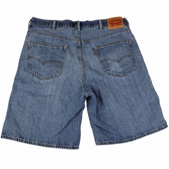 Levi's 550 Shorts Mens 36 Blue 100% Cotton Jorts Relaxed Fit Baggy Skater Grunge - Picture 2 of 9